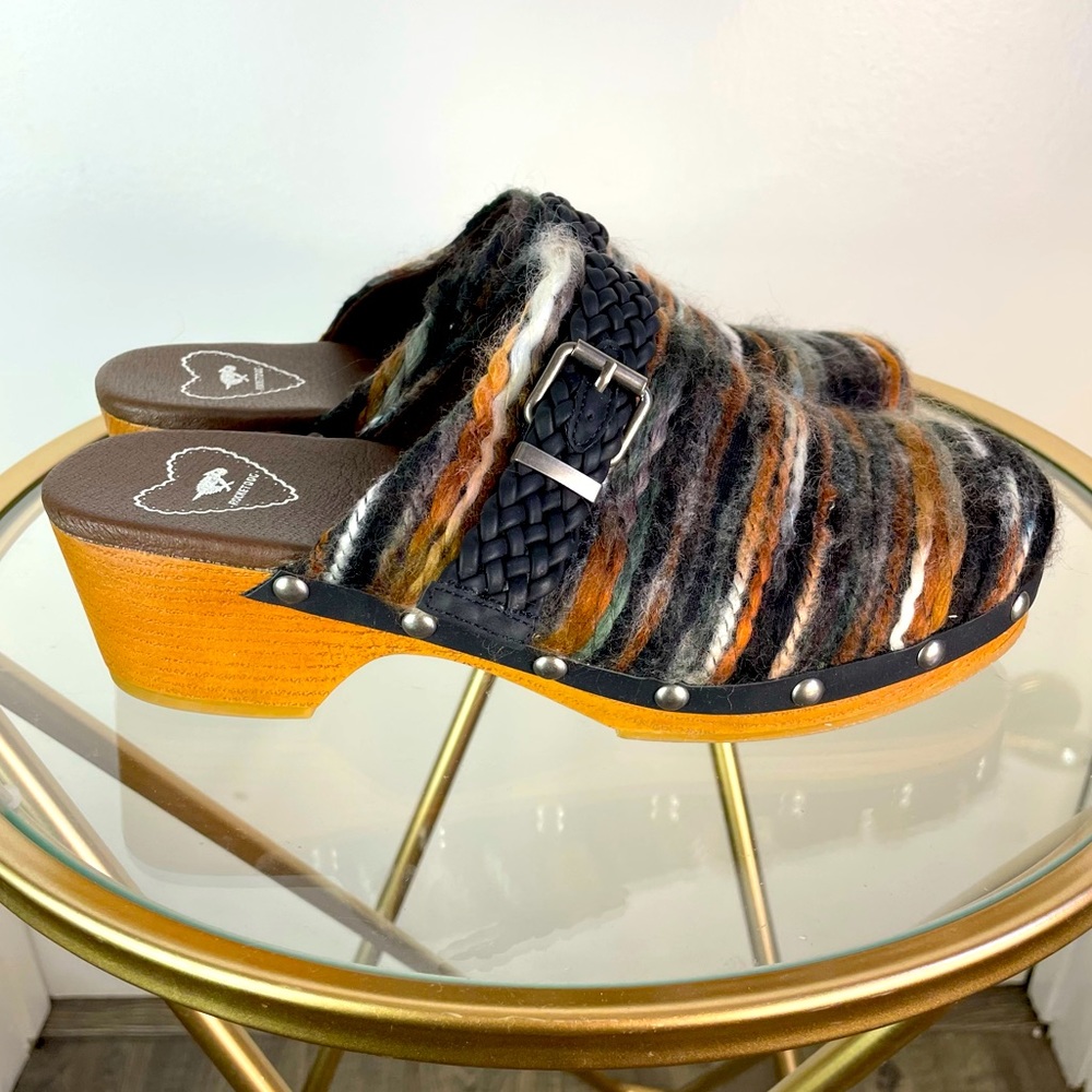Women Rocket Dog Klick Clog - Brown Multicolor 8.5 Brand New